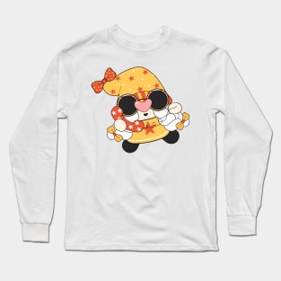 summer Retro vintage Groovy Gnome with cute funny and cheerful character that is going to have the smiles on your face. Long Sleeve T-Shirt